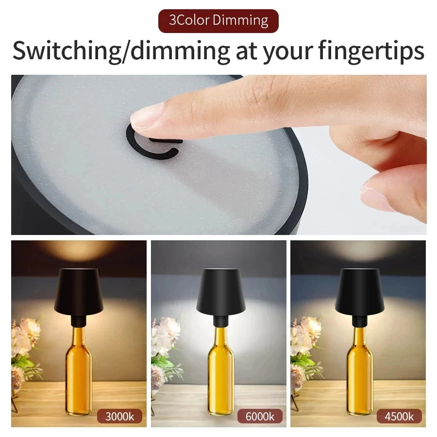 Wireless Wine Bottle Lamp